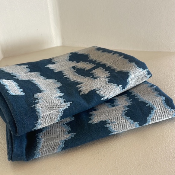 Blue Accent Pillow Covers. Set of 2 - Picture 8 of 8